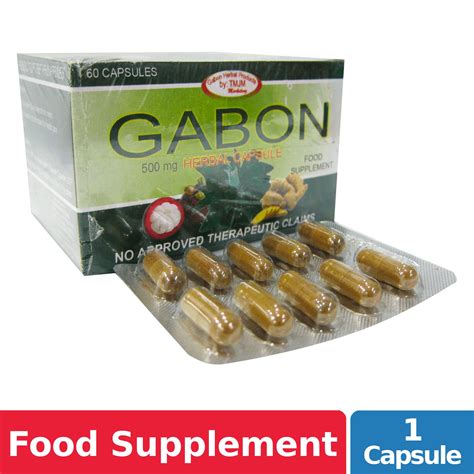 Ang Mga Bukol Bukol Sarap tunawon, Gabon herbal capsule.